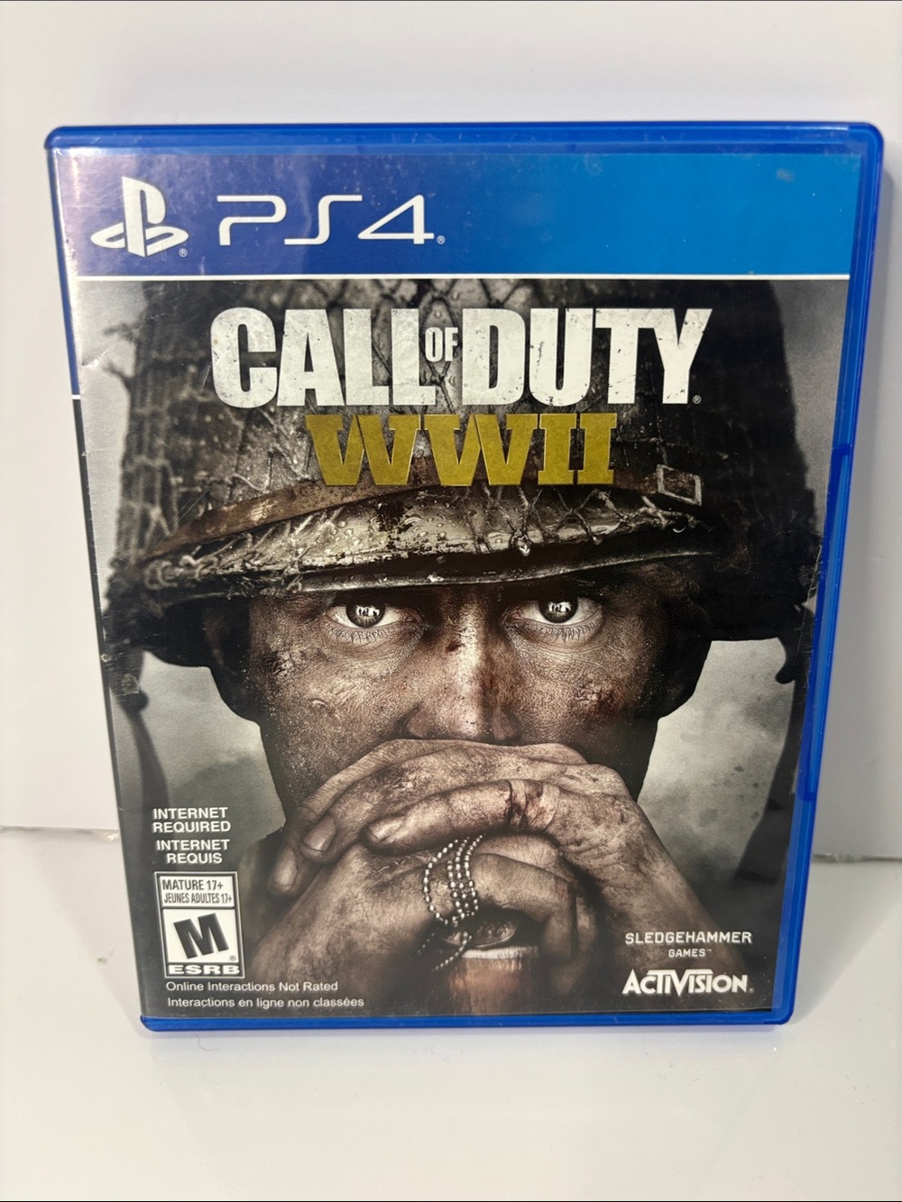 Sony PS4 Call of Duty: WWII - Blue Case